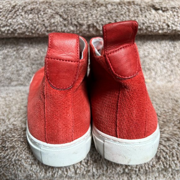 Del Toro Men\'s Chukka Red Suede High Top Casual Sneakers main image 4